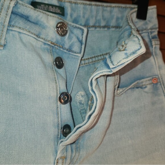 Wild Fable High Rise Cutoff Jean Shorts Size 0 - Picture 4 of 7